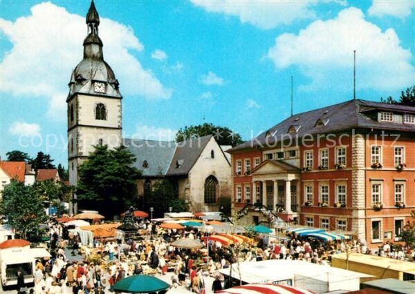 Detmold Marktplatz Erlöserkirche Rathaus Donopb