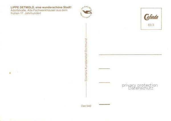 Detmold Adolfstrasse Alte Fachwerkhäuser – Bild 2