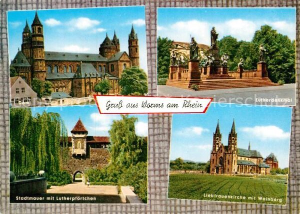 Worms Rhein Dom Lutherdenkmal Liebfrauenkirche Wein