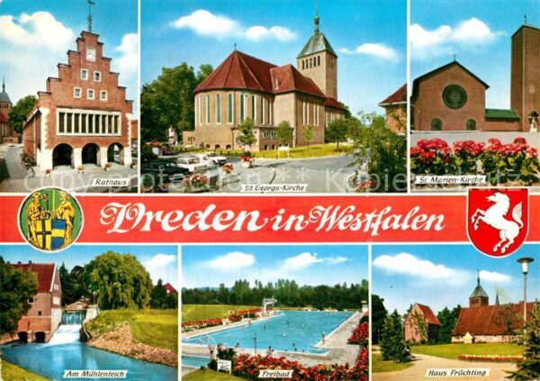 Vreden Rathaus Freibad Haus Früchting St. Geor
