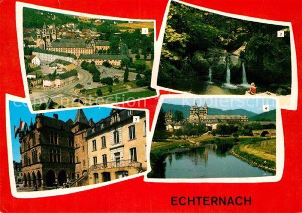 Echternach Vue aerienne Schiessentümpel Hotel de V