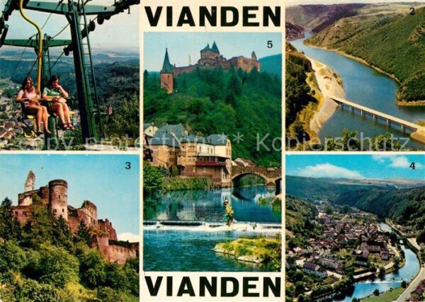 Vianden Telesiege Lac de l'Our Chateau