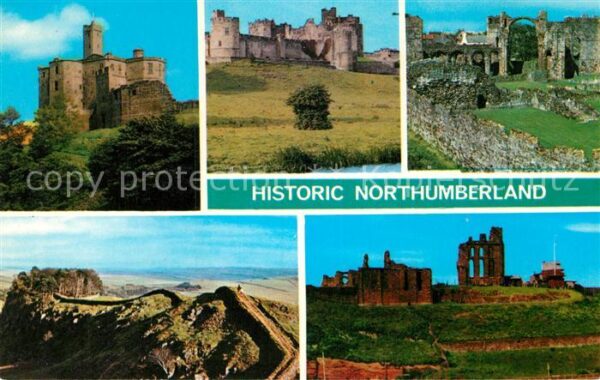 Northumberland North Tyneside Warkworth Castle Hadrians Wall Alnwick