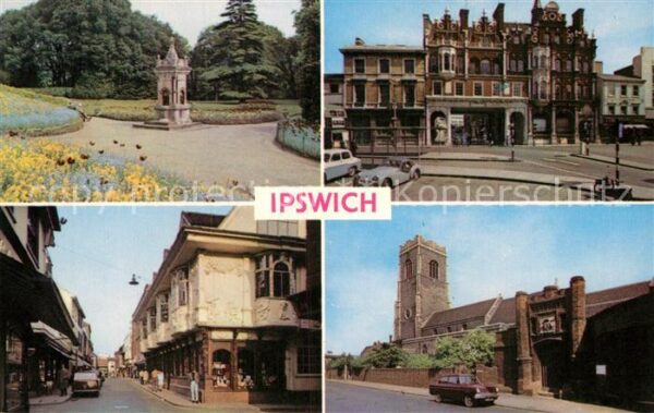 Ipswich The Arboretum Butter Market and Ancient