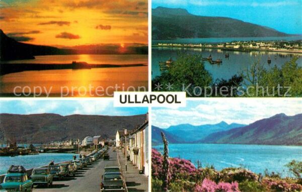 Ullapool Sunset over Ardmair Bay Shore Street Lo