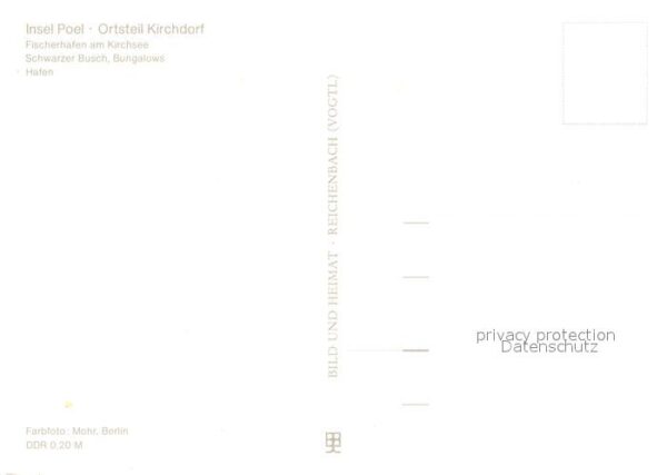 Kirchdorf Insel Poel Fischereihafen am Kirchsee Schwarzer Bu – Bild 2