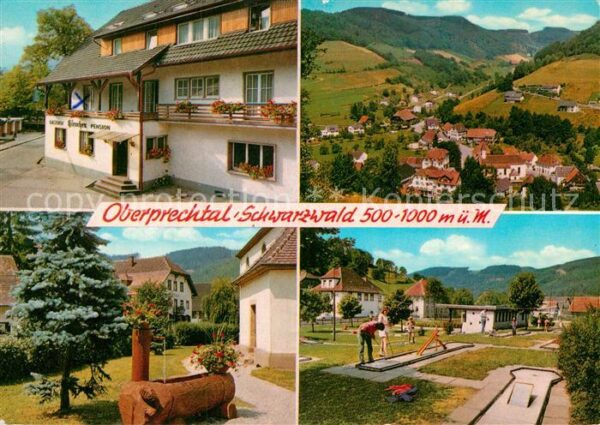Oberprechtal Gasthof Hirschen Panorama Brunnen Minig