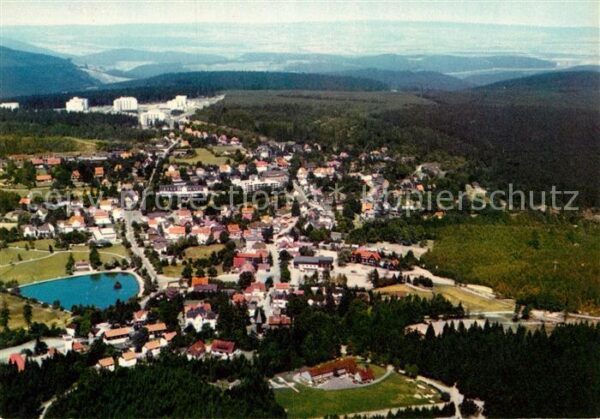 Hahnenklee-Bockswiese Harz Fliegeraufnahme