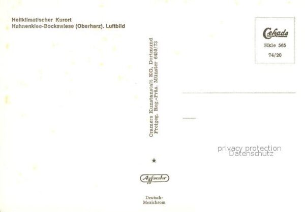Hahnenklee-Bockswiese Harz Fliegeraufnahme – Bild 2