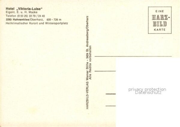 Hahnenklee-Bockswiese Harz Hotel Viktoria Luise – Bild 2