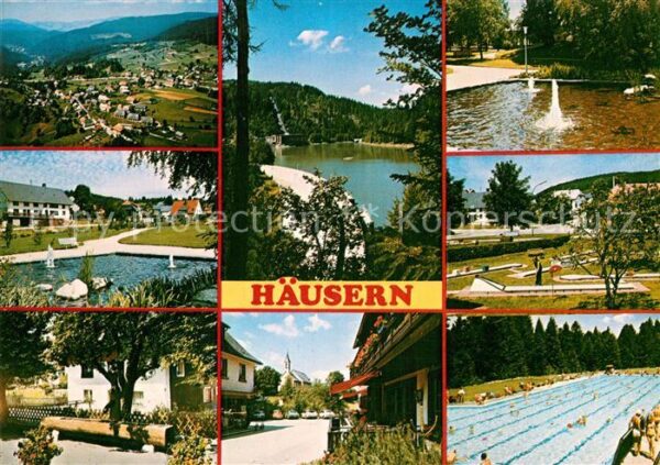 Haeusern Schwarzwald Fliegeraufnahme Schluchsee Teich Minigo