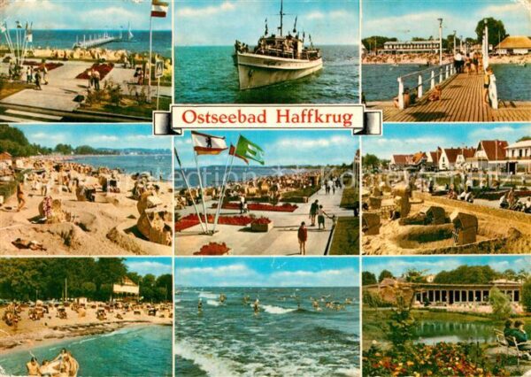Haffkrug Ostseebad Promenade MS Hanseat Seebrücke Strandpa