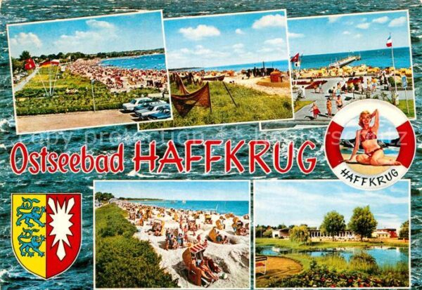 Haffkrug Ostseebad Promenade Strandpartien Park
