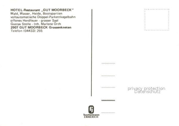 Grossenkneten Hotel Restaurant Gut Moorbeck – Bild 2