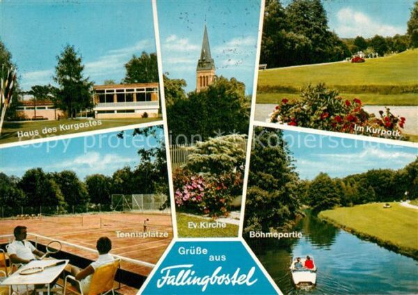 Fallingbostel Haus des Kurgastes Ev Kirche Kurpark Te