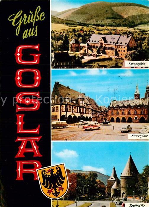 Goslar Kaiserpfalz Marktplatz Breites Tor