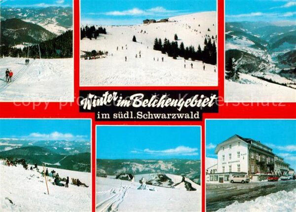 Belchen Baden Winterpanorama Skipisten Skilifte Hotel