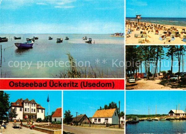 Ueckeritz Usedom Achterwasser Strand Camping Hauptstrass