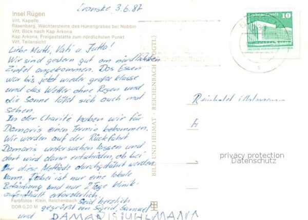 Kap Arkona Vitt Kapelle Räsenbärg Wächtersteine Fr – Bild 2