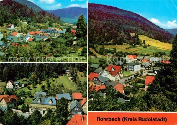 Rohrbach Saalfeld Panorama Teilansichten