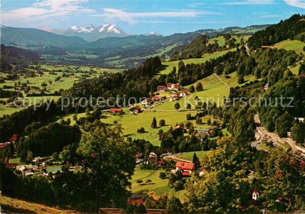 Oberstaufen mit Säntis und Altmann