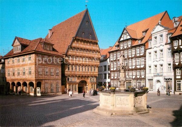 Hildesheim Marktplatz Bäckeramtshaus Knochenhauer