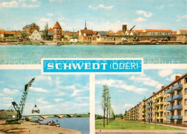 Schwedt Oder Stadtbrücke Leninallee