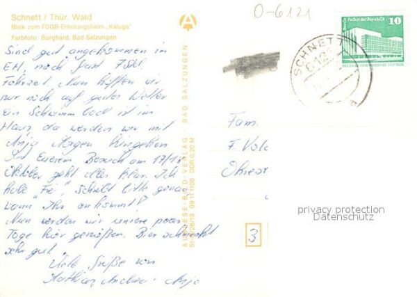 Schnett FDGB Erholungsheim Kaluga – Bild 2