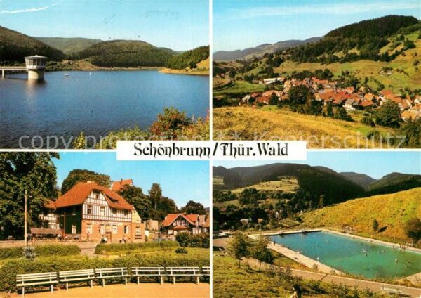 Schoenbrunn Schleusegrund Talsperre Schönbrunn Panorama FDGB Erho