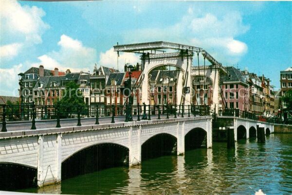 Amsterdam Niederlande De Magere Brug over de Amstel