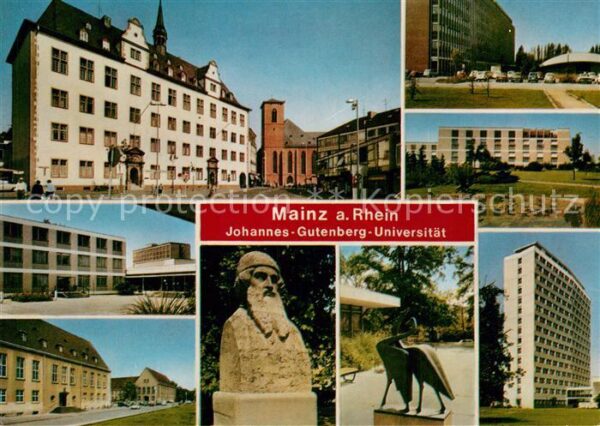 Mainz Rhein Johannes Gutenberg Universität Teilansi