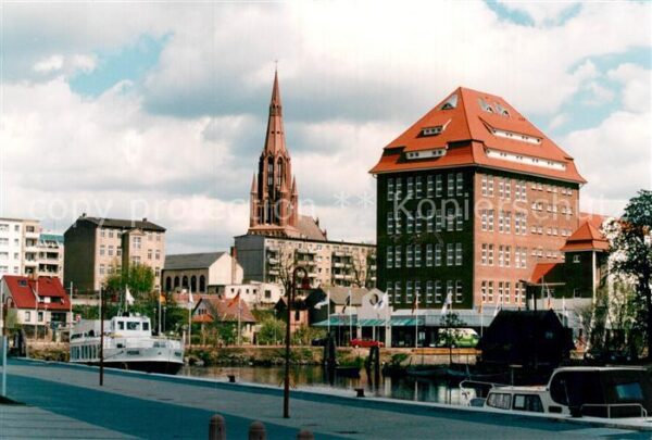 Demmin Mecklenburg Vorpommern Teilansicht Kanal