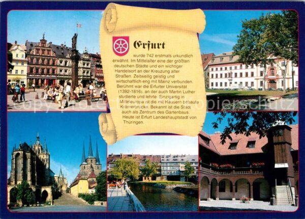 Erfurt Fischmarkt Statthalterei Mariendom Pfar