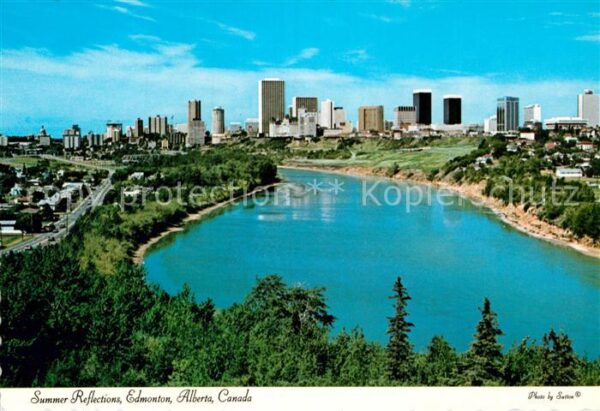 Edmonton Alberta Panorama North Saskatchewan River