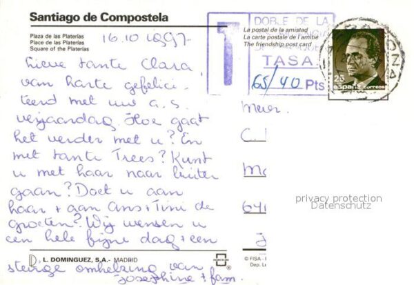 Santiago de Compostela Plaza de les Platerias – Bild 2