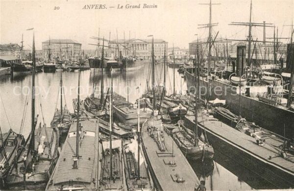 Anvers Antwerpen Le Grand Bassin
