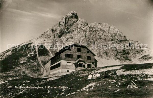 Ramsau Dachstein Steiermark Guttenberghaus mit Eselstein Dachsteing