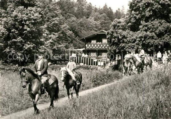 Wernigerode Harz HO Gaststätte Christianental Reittouris