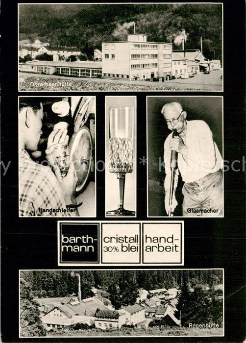 Regenhuette Bayerisch Eisenstein Barthmann Kristallbetriebe Glasbläser H