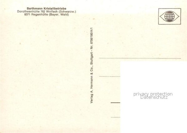 Regenhuette Bayerisch Eisenstein Barthmann Kristallbetriebe Glasbläser H – Bild 2