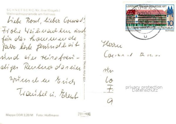 Schneeberg Erzgebirge Weihnachtspyramide am Rathaus – Bild 2