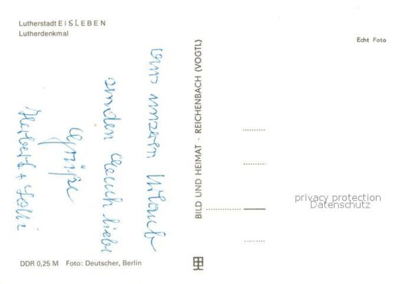Eisleben Lutherdenkmal Statue – Bild 2