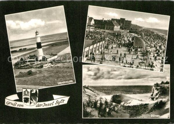 Insel Sylt Leuchtturm Promenade Dünen Kupfertiefdr