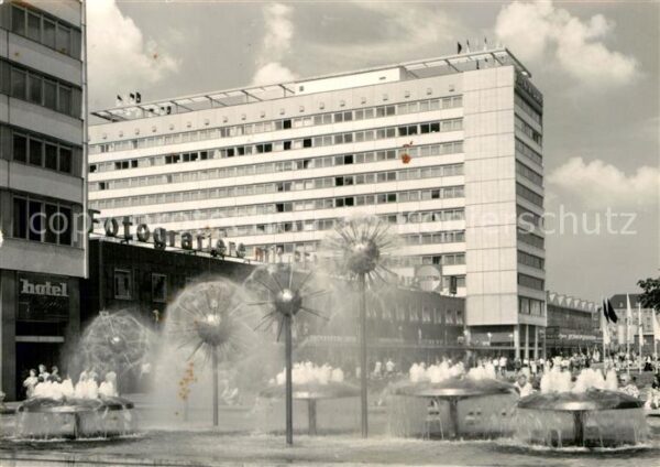 Dresden Prager Strasse Wasserspiele