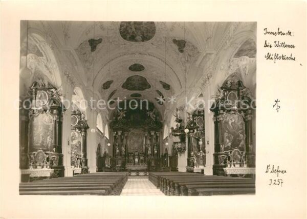 Innsbruck Wittener Stiftskirche Innenansicht Hand