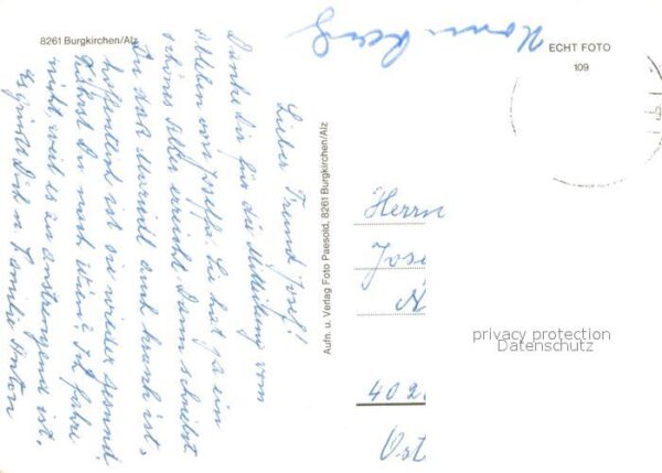 Burgkirchen Alz Teilansichten Kirche Denkmal Statue Brü – Bild 2