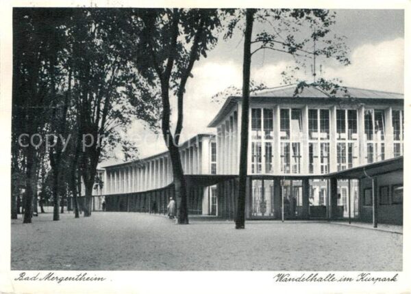 Bad Mergentheim Wandelhalle im Kurpark