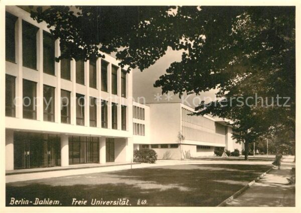 Dahlem Berlin Freie Universität