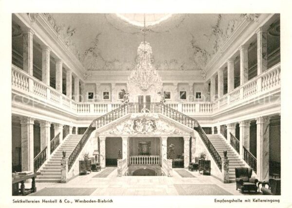 Biebrich Wiesbaden Sektkellereien Henkell & Co Empfangshal