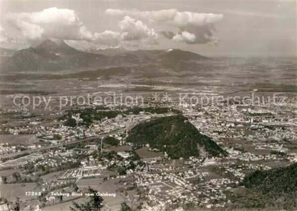 Salzburg Oesterreich Panorama Blick vom Gaisberg